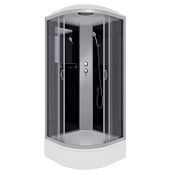 Душевая кабина Niagara Classic NG-3503-14 80x80x215 стекло тонированное/профиль серебро
