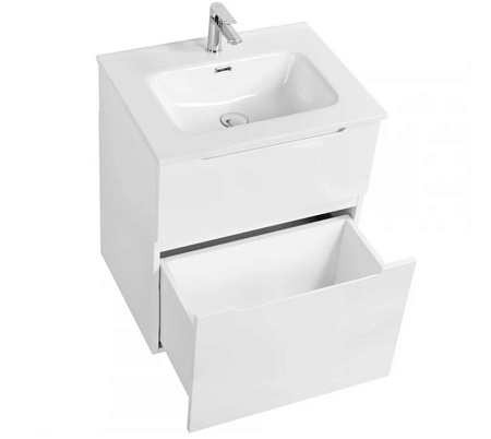 Тумба под раковину BelBagno Etna ETNA-H60-600-2C-SO-BL-P 60 Bianco Lucido