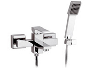 Смеситель Remer Qubica Q02 для ванны, хром