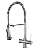 Смеситель Zorg Steel Hammer SH 2005-1 CR для кухонной мойки, хром