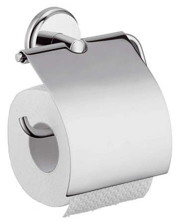 Держатель туалетной бумаги Hansgrohe Logis Classic с крышкой