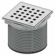 Решетка Tece TECEdrainpoint S 3660007 quadratum с монтажным элементом Решетка Tece TECEdrainpoint S 3660007 quadratum с монтажным элементом