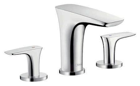 Смеситель Hansgrohe PuraVida 15073000 для раковины на 3 отв.