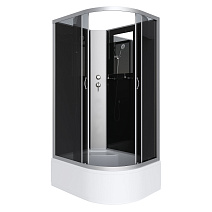 Душевая кабина Niagara Classic NG-2510-14LBK 120x80x200 стекло тонированное/профиль серебро