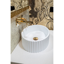 Раковина Armadi Art Canale 878-W рифленая, белый