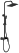 Душевая стойка RUSH Thira TR3635-50Black черный