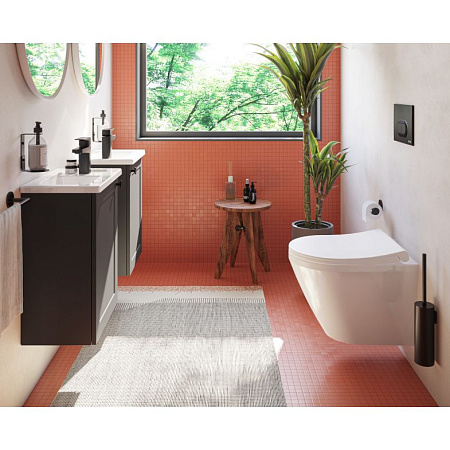 Смеситель VitrA Root Square A4273136EXP для раковины, черный матовый