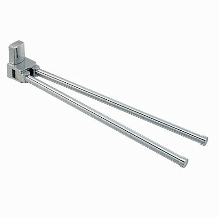 Полотенцедержатель WasserKRAFT Leine K-5031 двойной, хром