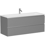 Тумба с раковиной Sancos Folk 120 FL120ES один смеситель, Ergraut soft