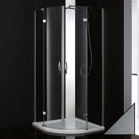 Душевой уголок Cezares Bergamo-R-2-90-P-Cr