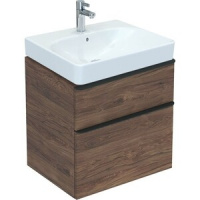 Тумба с раковиной Geberit Smyle Square 500.352.JR.1 60 пекан