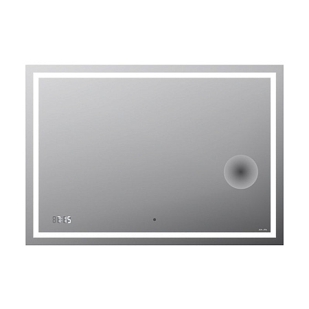 Зеркало Am.Pm Gem M91AMOX1003WG 100 с LED-подсветкой, часами и косметическим зеркалом