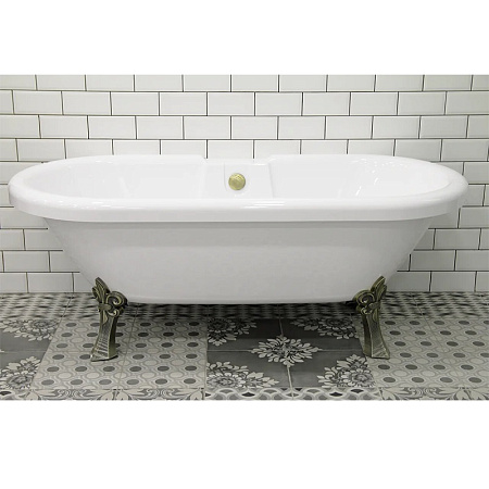 Акриловая ванна Radomir Леонесса 1-01-4-0-9-138 175х80 на ножках "лилия" Bronze