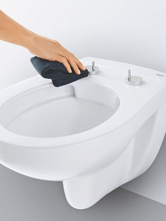 Крышка-сиденье Grohe Bau Ceramic 39493000 микролифт, белый