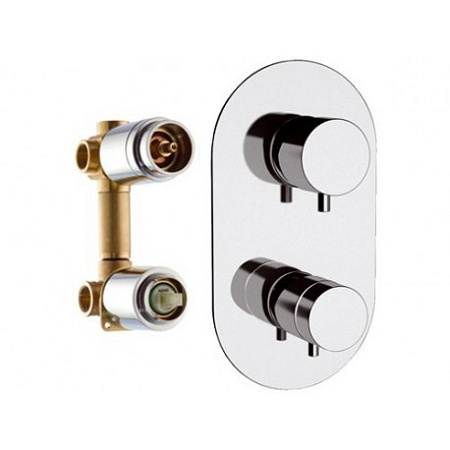 Смеситель Remer Elegance NT93 для ванны с душем, хром