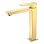 Смеситель Boheme Qubic 472-G для раковины, высокий, золото - фото 1