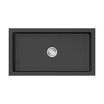 Кухонная мойка Omoikiri Mikura 76-BL 46x76x25.4 черный