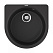 Кухонная мойка Omoikiri Akegata 51-BL 51х51 черный
