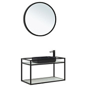 Мебель для ванной Allen Brau Liberty 1.33003.BB 90 черный браш