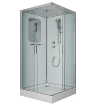 Душевая кабина Niagara Premium NG-6001-01Q 90x90x210 стекло прозрачное/профиль хром
