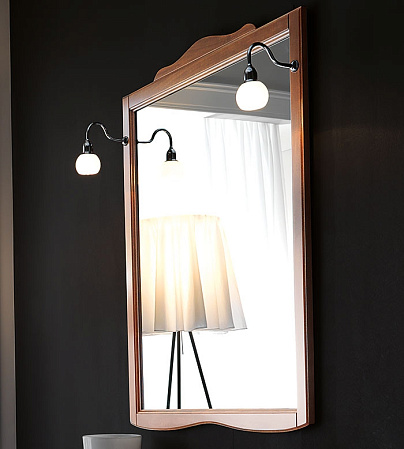 Зеркало Kerasan Retro 734540 noce 92 орех