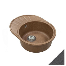 Кухонная мойка Aquaton Чезана 1A711232CS250 57 серый шелк Кухонная мойка Aquaton Чезана 1A711232CS250 57 серый шелк