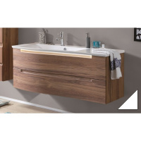 Тумба с раковиной Puris Purefaction WUA36121SR(672/161) 120 R белая высокоглянцевая