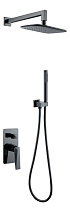 Душевой комплект Boheme Venturo 374-SGM для душа, оружейная сталь глянцевая