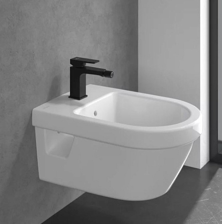 Смеситель Villeroy & Boch Architectura Square TVB125001000K5 для биде, черный матовый