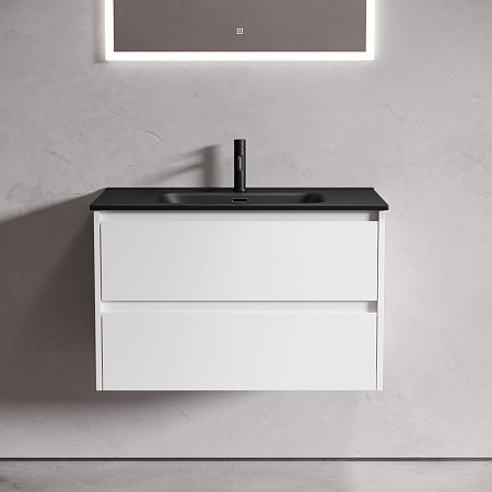 Мебель для ванной Sancos Libra 80 LB80W белый/черный