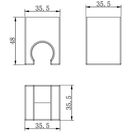 Держатель для душа Aquatek AQ2400CR хром