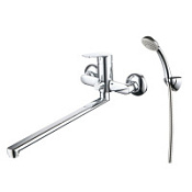 Смеситель для ванны с длинным изливом Milardo Horizont HORSB02M10 хром