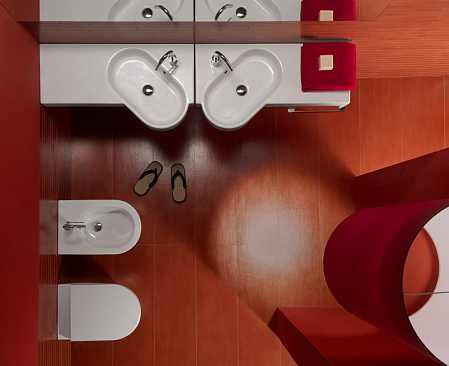 Раковина Hatria Area YVB0 90 L угловая