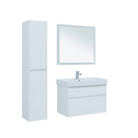 Мебель для ванной Aquanet Nova Lite 00242272 75 2 ящика, белый глянец