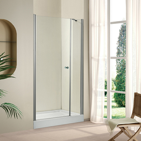 Душевая дверь в нишу Cezares Triumph TRIUMPH-D-B-11-40+70-P-Cr-L рифленое стекло