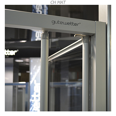 Душевой уголок Gutewetter PRACTIC SQUARE GK-404 90x90x190 матовое стекло, хром матовый