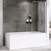 Шторка на ванну ABBER Ewiges Wasser AG52100 прозрачное/хром