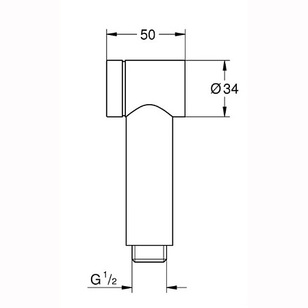 Гигиенический душ Kludi 7343439-00 черный матовый