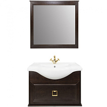 Мебель для ванной Tessoro Foster TS-F9080-CH-N 80 подвесная, темный орех Мебель для ванной Tessoro Foster TS-F9080-CH-N 80 подвесная, темный орех