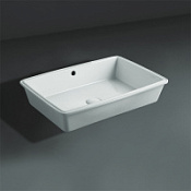 Раковина встраиваемая сверху Simas Top E Lavabi D'Arredo S 60 bia 55x35x16,5 без отверстия под смеси