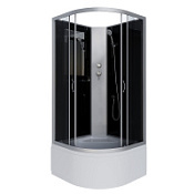 Душевая кабина Niagara Classic NG-2509-14BK 100x100x200 стекло тонированное/профиль серебро