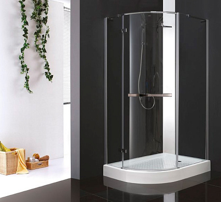 Душевой уголок Cezares Bergamo BERGAMO-RH-1-120/100-ARCO-P-Cr-L(-R)