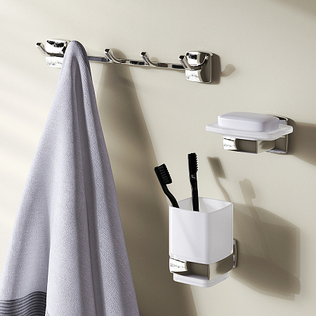 Набор аксессуаров для ванной Am.Pm GEM AK90B1603W хром