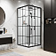 Душевая кабина Niagara Standart ST100/15QR/KL/BKT 100x100x225 черный матовый/прозрачный клетка - фото 6