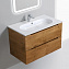 Мебельная раковина BelBagno Love LOV-900-LVB 90х46 белый - фото 3