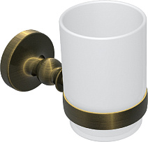 Держатель зубных щеток одинарный RUSH Crete CR35310 светлая бронза