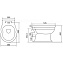 Унитаз приставной BelBagno Boheme  BB115CB горизонтальный выпуск - фото 2
