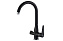 Смеситель Zorg Steel Hammer SH 910 BLACK CR для кухонной мойки/для фильтра, черный металл/хром