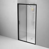 Душевая дверь AM.PM Gem W90G-110-1-195BM 110 матовое стекло, профиль черный матовый