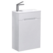 Тумба под раковину Jorno Modul Mol.01.50/P/W/JR 50 подвесная, белая